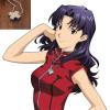 Anime Neon Genesis : Misato Katsuragi Symbol Kolye