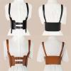 Bej Deri Harness Belt