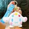 Beyaz My Melody Cinnamoroll Flowers Aynalı Anahtarlık