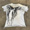 Beyaz Vintage Angel Affaction Cyber Grunge Unisex T-shirt