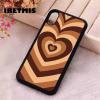 Brown Heart Vortex Iphone Telefon Kılıfları