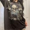 Füme Avenged Sevenfold Bat Skull Cyber Grunge Unisex T-shirt