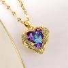 Gold Talisman Heart Kolye