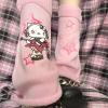 Pembe Hello Kitty Gothic Star Tozluk