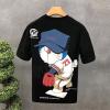 Siyah Anime Doraemon - Baseball (Unisex) T-Shirt