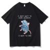 Siyah I Dont Want To Cook Anymore (Unisex) T-Shirt