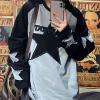 Siyah Raglan Kollu WLNEXT Star Uzun Kollu İnce Sweatshirt