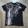 Siyah Vintage Angel Affaction Cyber Grunge Unisex T-shirt