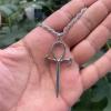 Vintage Thin Ankh Kolye