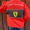 Yeni Kırmızı F1 Ferrari Racing Retro Unisex Bomber Ceket